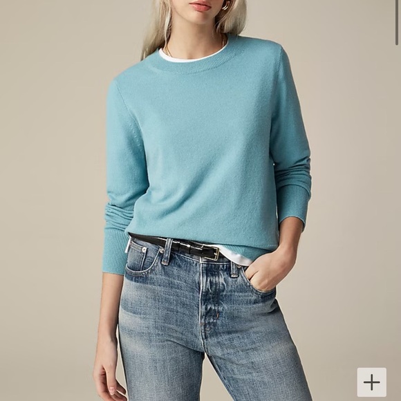 J. Crew Cashmere classic-fit crewneck sweater Item BA400 - Picture 1 of 5